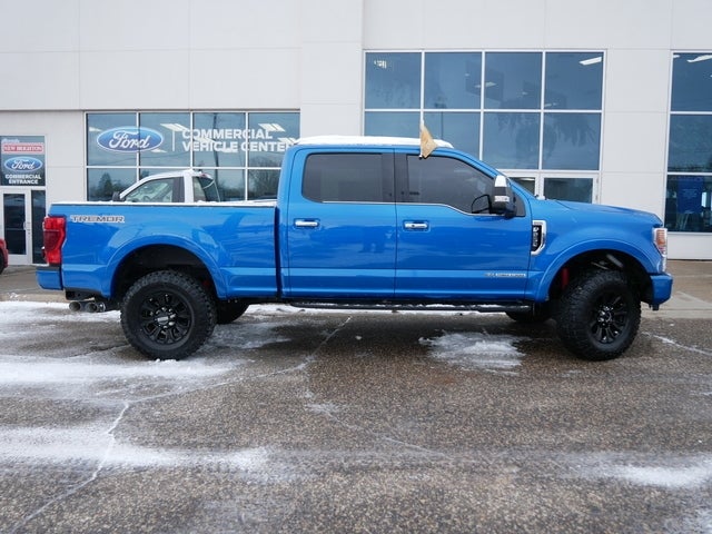 Used 2021 Ford F-250 Super Duty Platinum with VIN 1FT8W2BTXMED25428 for sale in New Brighton, Minnesota