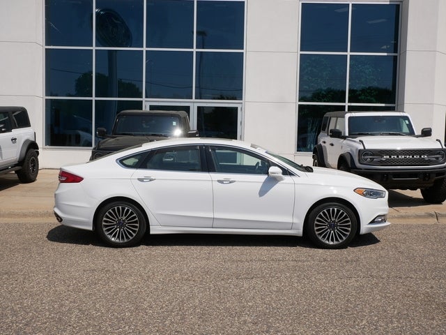 Certified 2017 Ford Fusion SE with VIN 3FA6P0H91HR407786 for sale in New Brighton, Minnesota